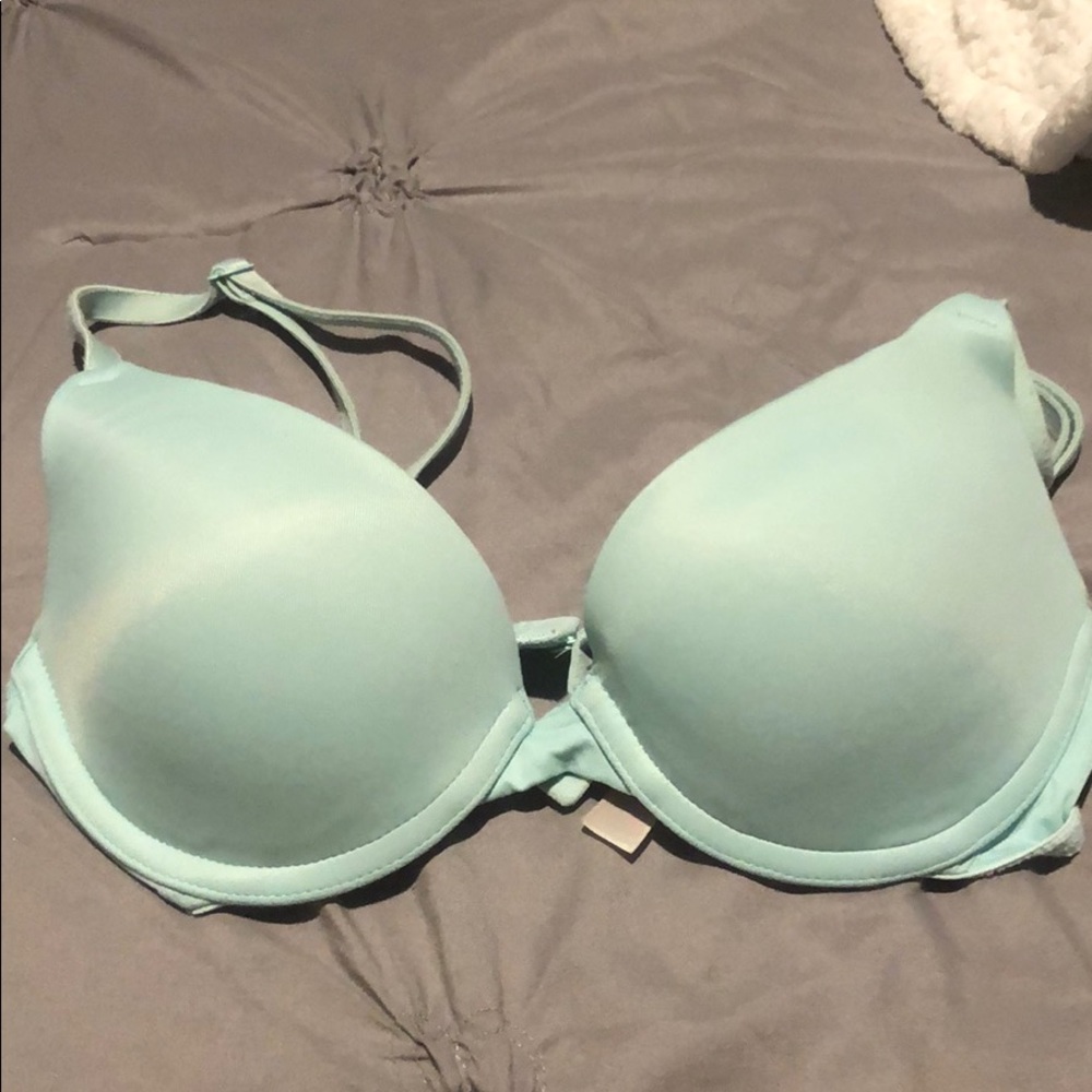 Teal push up bra